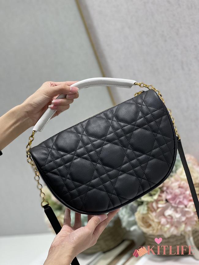 Kitlife Dior Small Vibe Hobo Bag Black - M7200O - 29×20×9cm - 1