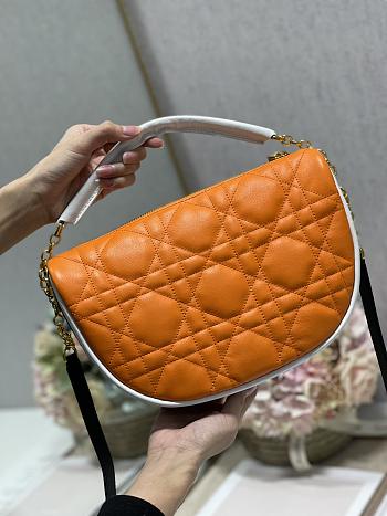 Kitlife Dior Small Vibe Hobo Bag Orange - M7200O - 29×20×9cm