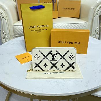 Kitlife Louis Vuitton Zippy Wallet White - M81138 - 19.5x10.5x2.5cm