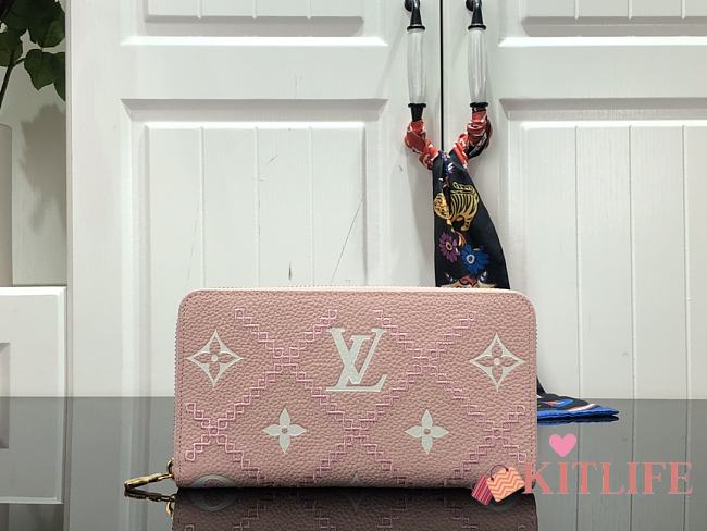 Kitlife Louis Vuitton Zippy Wallet Pink - M81138 - 19.5x10.5x2.5cm - 1