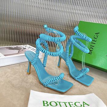 Kitlife Bottega Veneta WIRE STRETCH High Heel TURQUOISE (Size EU35-43)