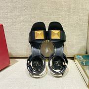 Kitlife Valentino One Stud Sandal Black 90MM (Size EU35-43) - 5