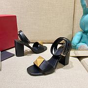 Kitlife Valentino One Stud Sandal Black 90MM (Size EU35-43) - 4