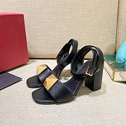 Kitlife Valentino One Stud Sandal Black 90MM (Size EU35-43) - 2