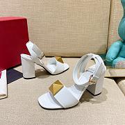 Kitlife Valentino One Stud Sandal White 90MM (Size EU35-43) - 5