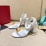 Kitlife Valentino One Stud Sandal White 90MM (Size EU35-43) - 4