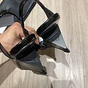 Kitlife Prada Brushed leather slingback pumps black 65MM - 1I885M - 2
