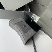 Kitle BALENCIAGA HOURGLASS SMALL HANDBAG IN GREY - 19x8x21cm - 4