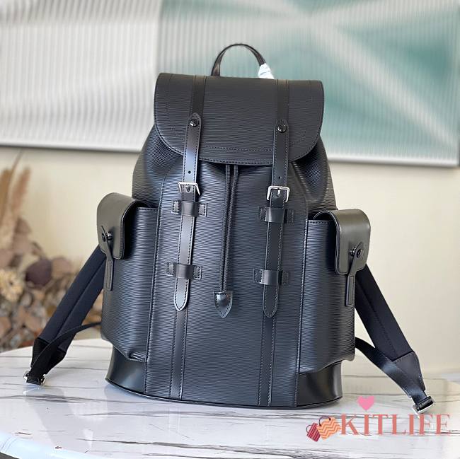 Kitlife Louis Vuitton Christopher backpack black - M41079 - 26.0 x 47.0 x 13.0 cm - 1