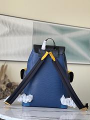 Kitlife Louis Vuitton Christopher backpack blue - M41079 - 26.0 x 47.0 x 13.0 cm - 4