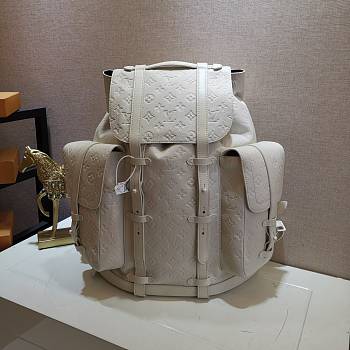 Kitlife Louis Vuitton Christopher backpack white - M41079 - 44x49x22cm