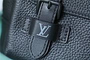Kitlife Louis Vuitton Christopher backpack black refined brushstroke - M58644 - 30 x 42 x 17 cm - 4