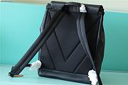 Kitlife Louis Vuitton Christopher backpack black refined brushstroke - M58644 - 30 x 42 x 17 cm - 6