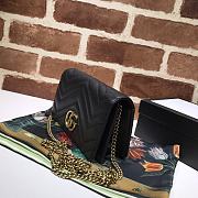 Kitlife Gucci GG Marmont Mini Bag Black - 488426 - 18x10x5cm - 5