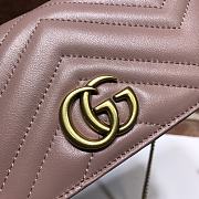 Kitlife Gucci GG Marmont Mini Bag Nude - 488426 - 18x10x5cm - 2