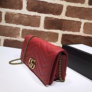 Kitlife Gucci GG Marmont Mini Bag Red - 488426 - 18x10x5cm - 5