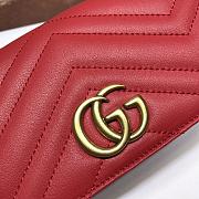 Kitlife Gucci GG Marmont Mini Bag Red - 488426 - 18x10x5cm - 3