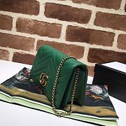 Kitlife Gucci GG Marmont Mini Bag Green - 488426 - 18x10x5cm - 6