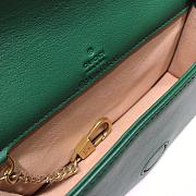 Kitlife Gucci GG Marmont Mini Bag Green - 488426 - 18x10x5cm - 4