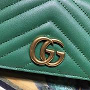 Kitlife Gucci GG Marmont Mini Bag Green - 488426 - 18x10x5cm - 3