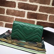 Kitlife Gucci GG Marmont Mini Bag Green - 488426 - 18x10x5cm - 2