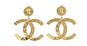 Kitlife Chanel Paris Button Earrings