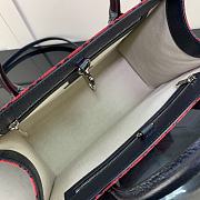 Kitlife Gucci Small Tote Bag Canvas GG Supreme Red - 659983 - 31x26.5x14cm - 2