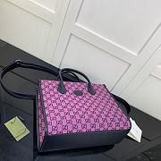 Kitlife Gucci Small Tote Bag Canvas GG Supreme Pink - 659983 - 31x26.5x14cm - 4