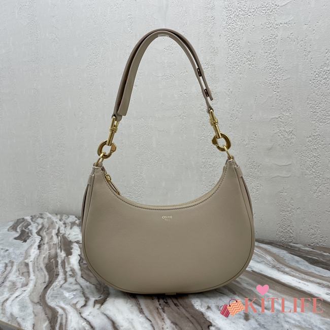 Kitlife Celine Ava Strap Medium Bag Beige - 24 X 13 X 7 cm - 1