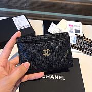 Kitlife Chanel Black Caviar Card Holder  - 1