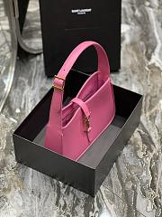 YSL Le 5 À 7 Hobo Bag In Smooth Leather Pink – 657228 – 25X14X6cm - 4