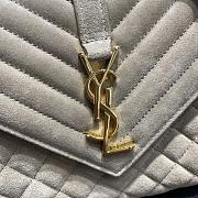Kitlife YSL Envelope Cavier Frosted Cowhide Golden Hardware Beige – 487206 – 24×17.5×6 cm - 2