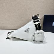 Kitlife Prada Triangle diagonal bag white - 1BH190 - 1