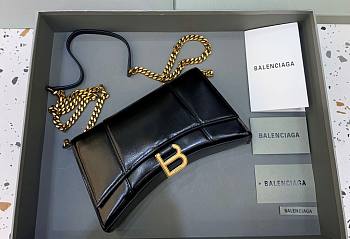 Kitlife Balenciaga Hourglass WOC Black - 23x5x14cm