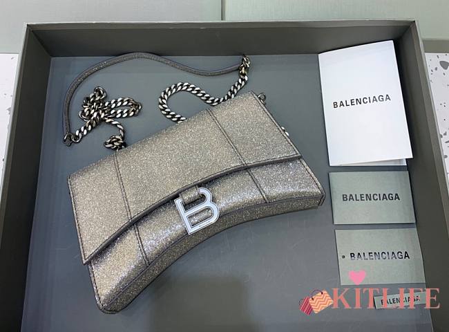 Kitlife Balenciaga Hourglass WOC Grey - 23x5x14cm - 1