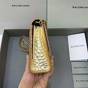 Kitlife Balenciaga Hourglass WOC Crocodile Gold - 23x5x14cm - 6