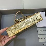 Kitlife Balenciaga Hourglass WOC Crocodile Gold - 23x5x14cm - 3
