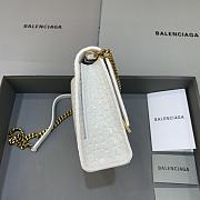 Kitlife Balenciaga Hourglass WOC Crocodile Grey Gold Hardware - 23x5x14cm - 6