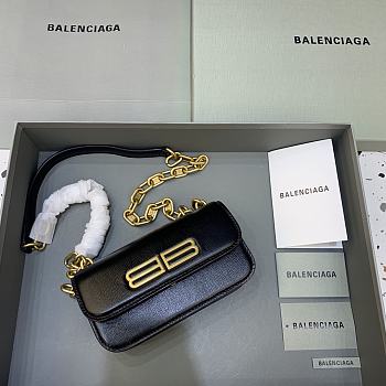 Kitlife Balenciaga Gossip mini leather shoulder bag - 19-5.5-10cm