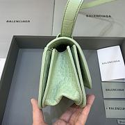 Kitlife Balenciaga Gossip small mint crocodile leather shoulder bag - 23.5x12.4x10.4cm - 6