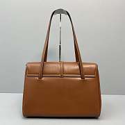 KITLIFE CELINE LARGE SOFT 16 BAG IN SMOOTH CALFSKIN TAN - 60051 - 38x26x18 cm - 4