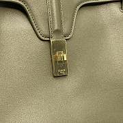 KITLIFE CELINE LARGE SOFT 16 BAG IN SMOOTH CALFSKIN ARMY GREEN - 60051 - 38x26x18 cm - 6