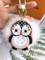 Kitlife Louis Vuitton Penguin Fur Bag Charm and Key Holder S00 M69007 - 2