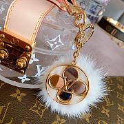 Kitlife Louis Vuitton Hair Ball mirror keychain pendant - 4