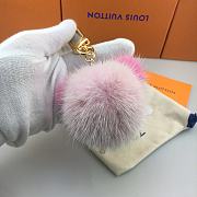Kitlife Louis Vuitton Mink Fur Wild Puppet Bag Charm and Key Holder - 6