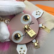 Kitlife Louis Vuitton Mink Fur Wild Puppet Bag Charm and Key Holder - 4