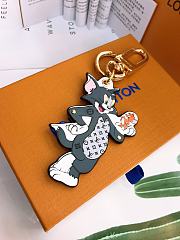 Kitlife Louis Vuitton cat and mouse series silk screen with studded hardware 2 - 6