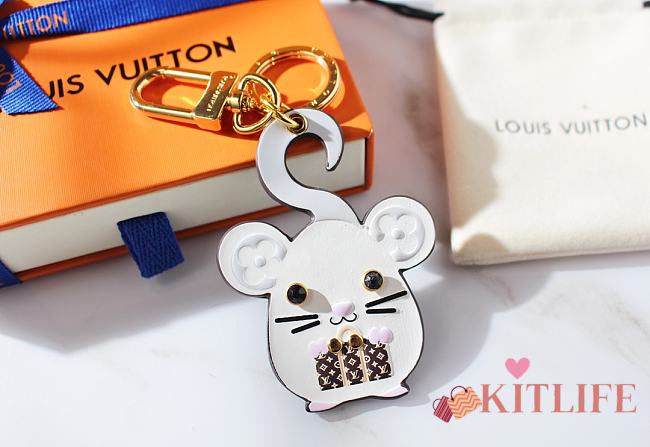 Kitlife Louis Vuitton Rat Bag Charm and Key Holder - 1