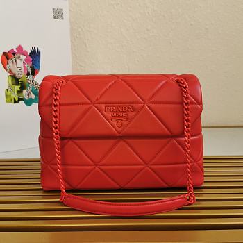 Kitlife Prada Nappa Leather Prada Spectrum Bag Red -  27 × 18.5 × 9cm