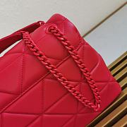 Kitlife Prada Nappa Leather Prada Spectrum Bag Red -  27 × 18.5 × 9cm - 4